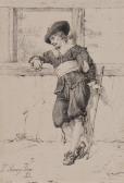 SERRA Y PORSON José 1828-1910,Study of a gentleman,1880,Bloomsbury London GB 2012-02-16