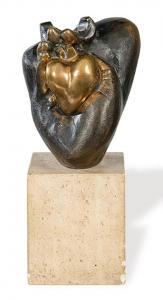 SERRANO AGUILAR Pablo 1908-1985,Heart in hands,1981,Subastas Segre ES 2024-02-06