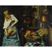 SERRANO EMANUELE 1875-1897,PREPARING THE MEAL,Sotheby's GB 2010-04-23