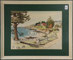 SERRATONI Frank J 1908-1970,California Coastal Scene,Clars Auction Gallery US 2018-04-21