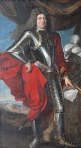 SERRE Michel 1658-1733,Portret ten voeten uit van Andreas Josephus de Bra,1700,Amberes BE 2009-06-29