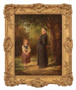 SERRES Antony 1828-1898,A Clergyman admonishing a young girl picking apples,Duke & Son GB 2022-03-24
