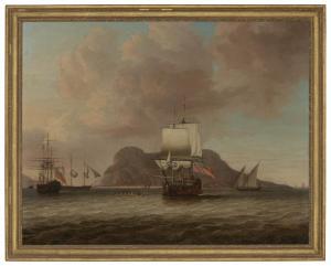 SERRES Dominic 1722-1793,A British naval squadron off the coast of Gibralta,Christie's GB 2023-12-08