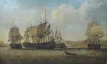 SERRES Dominic 1722-1793,Ships of Admiral  Rodney's Fleet escorting the cap,Brightwells 2016-11-02