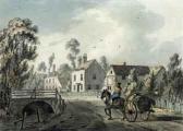 SERRES John Thomas 1759-1825,A horse-drawn cart arriving in a village,1788,Christie's GB 2010-12-09