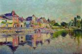 SERRIER Georges Pierre Louis 1852-1949,A River Scene with Houses,John Nicholson GB 2014-11-05