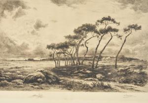 SERRIER Georges Pierre Louis 1852-1949,Forêt de Fontainebleau,Ruellan FR 2020-02-29
