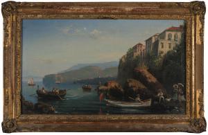 SERRITELLI Giovanni,Dame a Sorrento, la casa di Tasso sullo sfondo,Wannenes Art Auctions 2020-06-25
