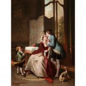 SERRUR Henri Auguste César 1794-1865,a harmonious encounter,1856,Sotheby's GB 2006-11-21