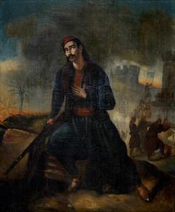 SERRUR Henri Auguste César 1794-1865,Le soldat grec blessé,Bonhams GB 2009-05-19