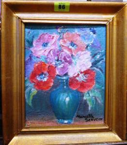 SERVEUR Marcelle 1900-1900,Floral still life,Bellmans Fine Art Auctioneers GB 2016-03-12