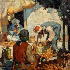 SESSIONS James Milton 1882-1962,Fruit Merchants,Hindman US 2022-07-07