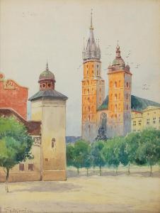 SETKOWICZ Adam 1876-1945,Kraków - Kościół Mariacki,Rempex PL 2018-06-13