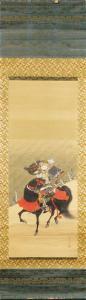 SETSUAN Yoshizawa 1809-1889,Generals Kajiwara Kagesue and Sasaki Takatsuna in ,Arcimboldo 2011-05-29