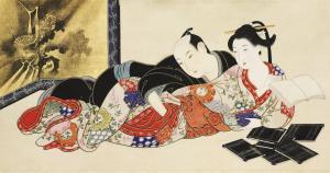 setsuzan 1800-1800,Erotic scenes,1839,Christie's GB 2010-03-24