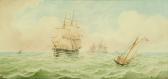 SETTLE William Frederick,h.m.s. britannia, the royal yacht and a naval cutt,1872,Bonhams 2004-11-16