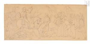 SEURRE Bernard Gabriel 1795-1867,Bas-relief sur la bataille d'Aboukir : projet po,Millon & Associés 2022-11-24