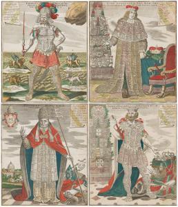 SEUTTER Georg Matthäus,Pontificum Romanorum Series Chronologica, four,1728,Strauss Co. 2023-03-13