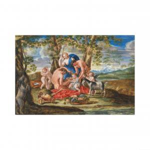 SEVIN Pierre Paul 1640-1710,L'Enfance de Bacchus,1677,Cornette de Saint Cyr FR 2024-04-16