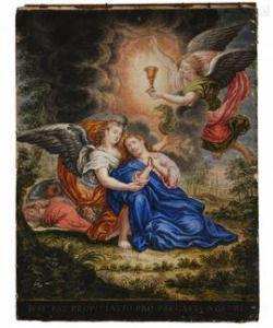 SEVIN Pierre Paul,Le Christ et l\’ange au Jardin des Oliviers,1689,Millon & Associés 2021-06-09