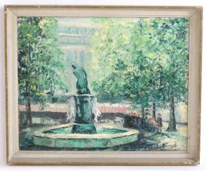 seward blanche,Fountain in Sloane Square, London,Claydon Auctioneers UK 2023-11-19