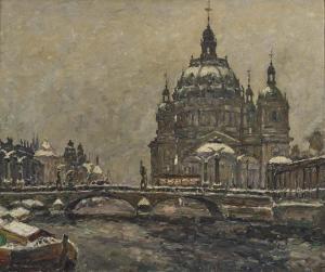 SEWOHL Waldemar 1887-1967,Berliner Dom und Friedrichsbrücke,Neumeister DE 2021-06-23