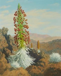 SEXTON Leo Lloyd 1912-1990,Landscape with Haleakala Silversword,1975,Bonhams GB 2021-08-03