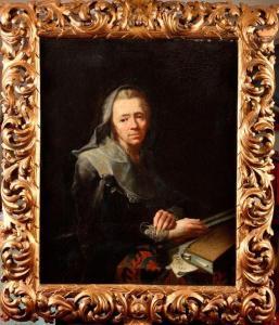 SEYBOLD Christian 1697-1768,Portrait de femme lisant,Osenat FR 2019-02-24