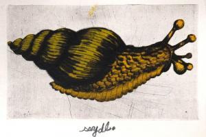 SEYDL Zdenek 1916-1978,Snail,Vltav CZ 2023-09-21