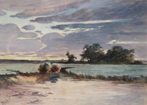 SEYFARTH Alfred 1877-1978,Weite Landschaft an einem Gewässer,DAWO Auktionen DE 2010-02-11