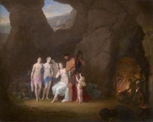 SEYFFERT Heinrich Abel 1768-1834,Venus in der Schmiede des Vulkan,1822,Galerie Bassenge 2023-11-30