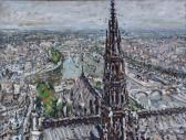 SEYLER Julius 1873-1958,Blick über Paris mit Notre-Dame,Kastern DE 2020-03-21