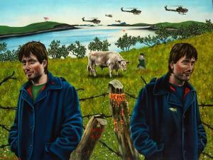 SEYMOUR DERMOT 1956,BELL HUEYS OVER CLEW BAY,1984,Whyte's IE 2021-09-27