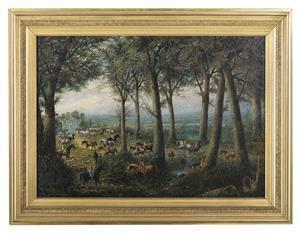 SEYMOUR H V S,Early Morning Sunrise, The Meet of the Rutland Hou,1878,New Orleans Auction 2021-10-24