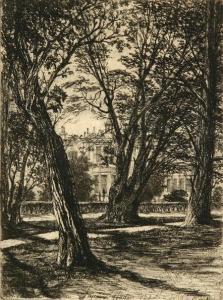 SEYMOUR HADEN Francis 1818-1910,Kensington Gardens,1859,Weschler's US 2007-04-21