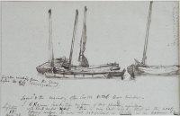 SEYMOUR Hariette A 1830,Study of three boats,David Lay GB 2012-04-12