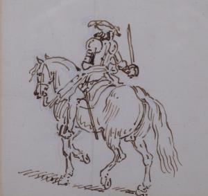 SEYMOUR James 1702-1752,figure in armour on horseback,Burstow and Hewett GB 2024-02-29