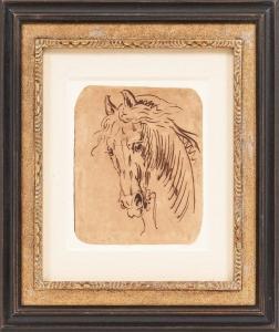 SEYMOUR James 1702-1752,study of a horse's head,Wiederseim US 2023-12-20