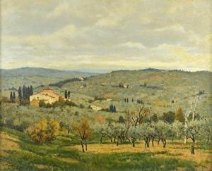 SGRILLI Roberto 1897-1985,Tuscan landscape,Bellmans Fine Art Auctioneers GB 2019-02-26