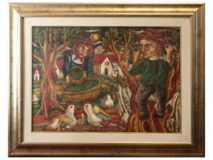 SGUANCI Roberto 1948,Scena contadina,20th century,Maison Bibelot IT 2025-01-14