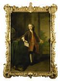 SHACKLETON John,Portrait of Gerard Anne Edwards,1743,Christie's GB 2000-06-14