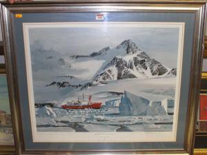 SHACKLETON Keith 1923-2015,HMS Endurance in the Ice,Lacy Scott & Knight GB 2023-01-14