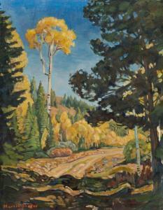 Shaffer Martin 1913-1985,Untitled (New Mexico Landscape),1949,Santa Fe Art Auction US 2018-11-10