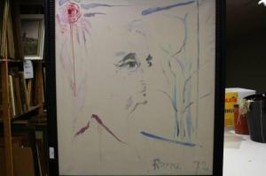 SHAFFY Ramses 1933-2009,'Dame met roos,Venduehuis NL 2012-12-12