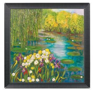 SHAHENIAN Elizabeth 1950,Garden at Giverny, France,2008,New Orleans Auction US 2016-10-16