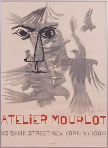 SHAHN Ben 1898-1969,ATELIER MOURLOT POSTER,Stair Galleries US 2017-10-04