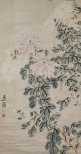 SHAN LI 1686-1762,Painting of chrysanthemum,888auctions CA 2023-04-13