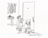 SHANAHAN DANNY 1956-2021,Quarantined (pantomime cartoon),Swann Galleries US 2022-12-15