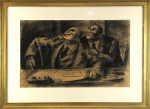 SHANE FREDERICK EMANUEL 1906-1992,A Good Joke,1935,Clars Auction Gallery US 2020-10-10