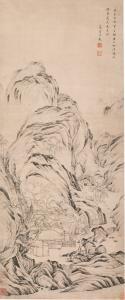 SHANG RUI 1634-1724,LANDSCAPE AFTER TANG YIN,1703,Sotheby's GB 2019-10-06
